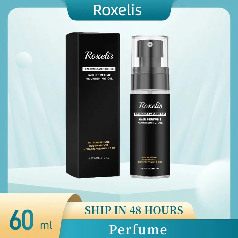 

60 мл парфюмерный спрей для волос, нежный питательный ароматический гладкий ворс, вьющиеся волосы для блестящих волос, успокаивающий уход за волосами, подарок высокого качества, парфюм