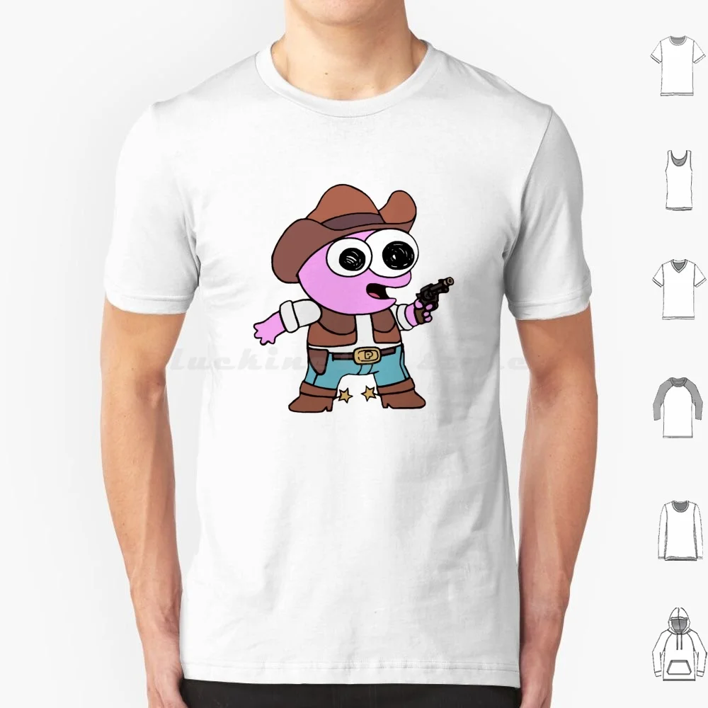 Smiling Friends Cowboy Pim-Adult Swim T Shirt 6xl Cotton Cool Tee Smiling Friends Psychicpebbles Pim Cowboy Cowboy Pim