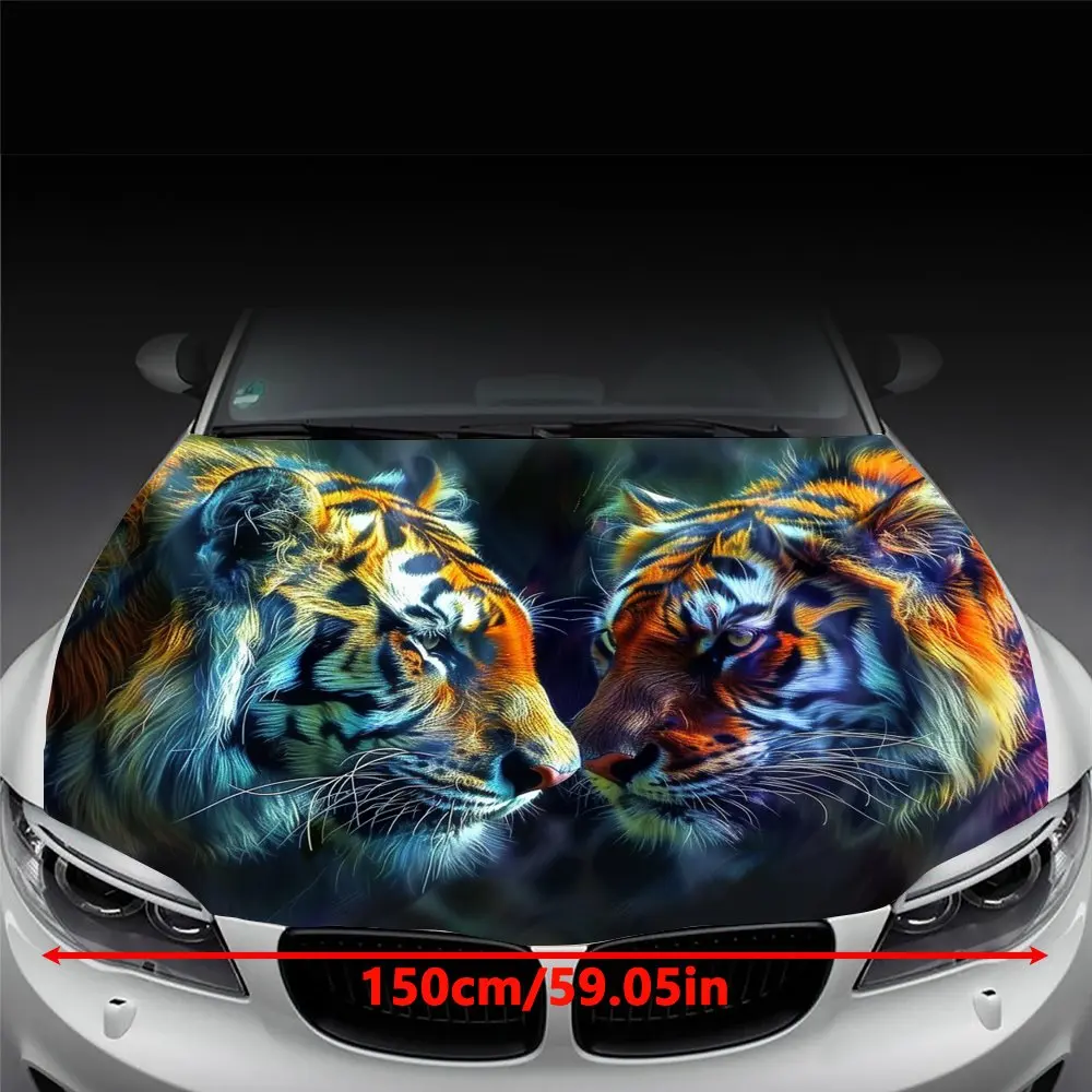 Unique Tiger Pattern Car Stickers - Durable and Long Lasting