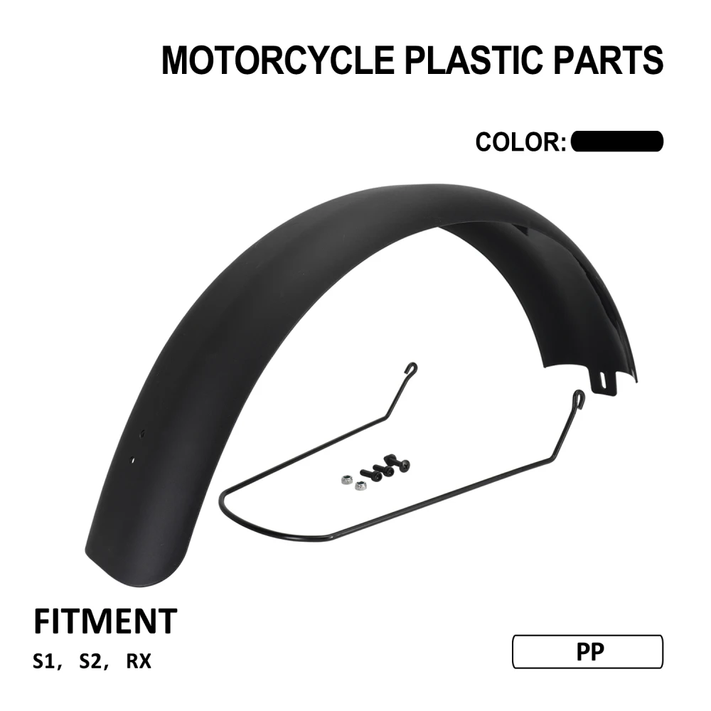 Motorcycle Rear Wheel Fender Mudguard Cover Splash Guard For Super 73 SUPER73 S1 S2 RX Electric Bicycles Parts Black PP Plastic