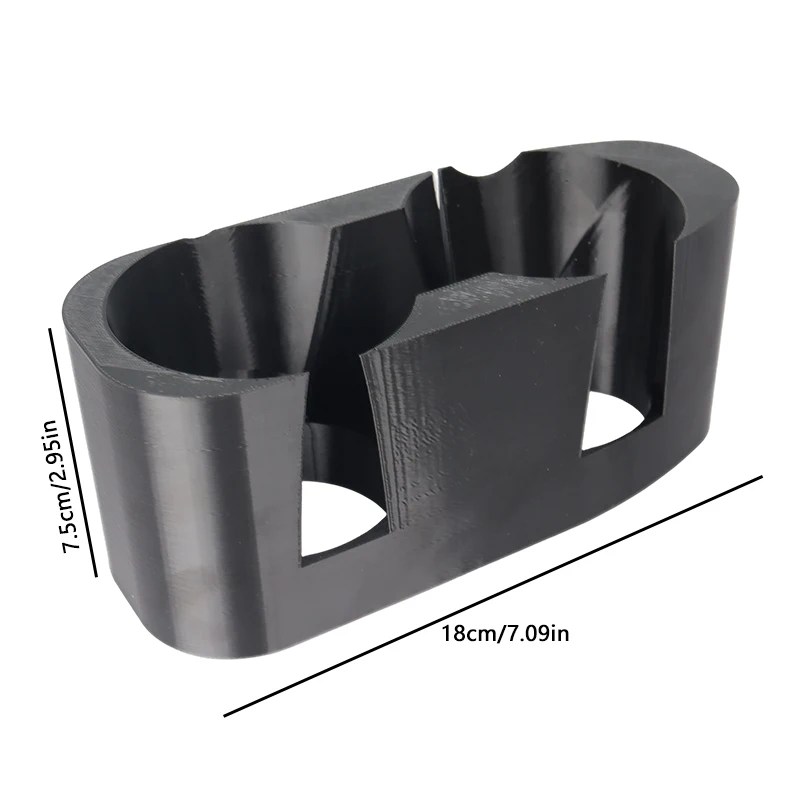 1PC Anti-Spill Cup Holder Organizer for Opel Corsa C Dual Hole Stable Support Plastic Cup Insert to Avoid Coffee Spills