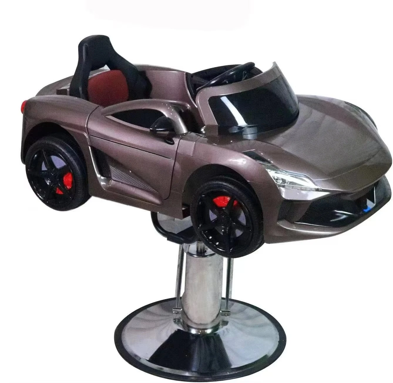 Beauty Barbershop Children Salon Equipment and Furniture Hair Saloon Chairs Kid Car Children Car Toy Salon Barber Chair