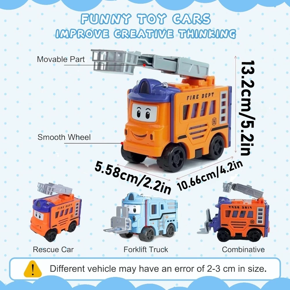 フリップレーサー 変形可能な車 子供用 面白いおもちゃの乗り物 幼児用 プルバックトラック クリスマス 誕生日プレゼント 男の子 女の子用