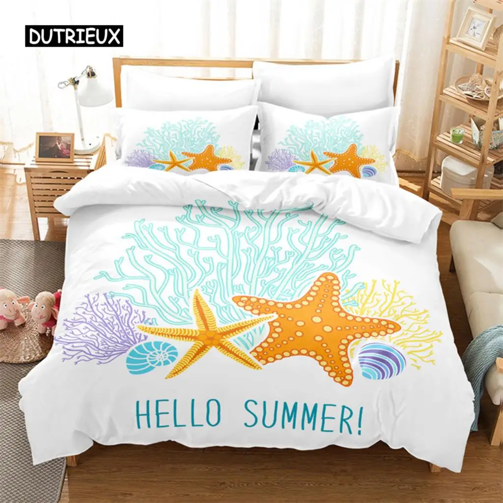 

Ocean Bedding Set Duvet Cover Set 3d Bedding Digital Printing Bed Linen Queen Size Bedding Set Fashion Design