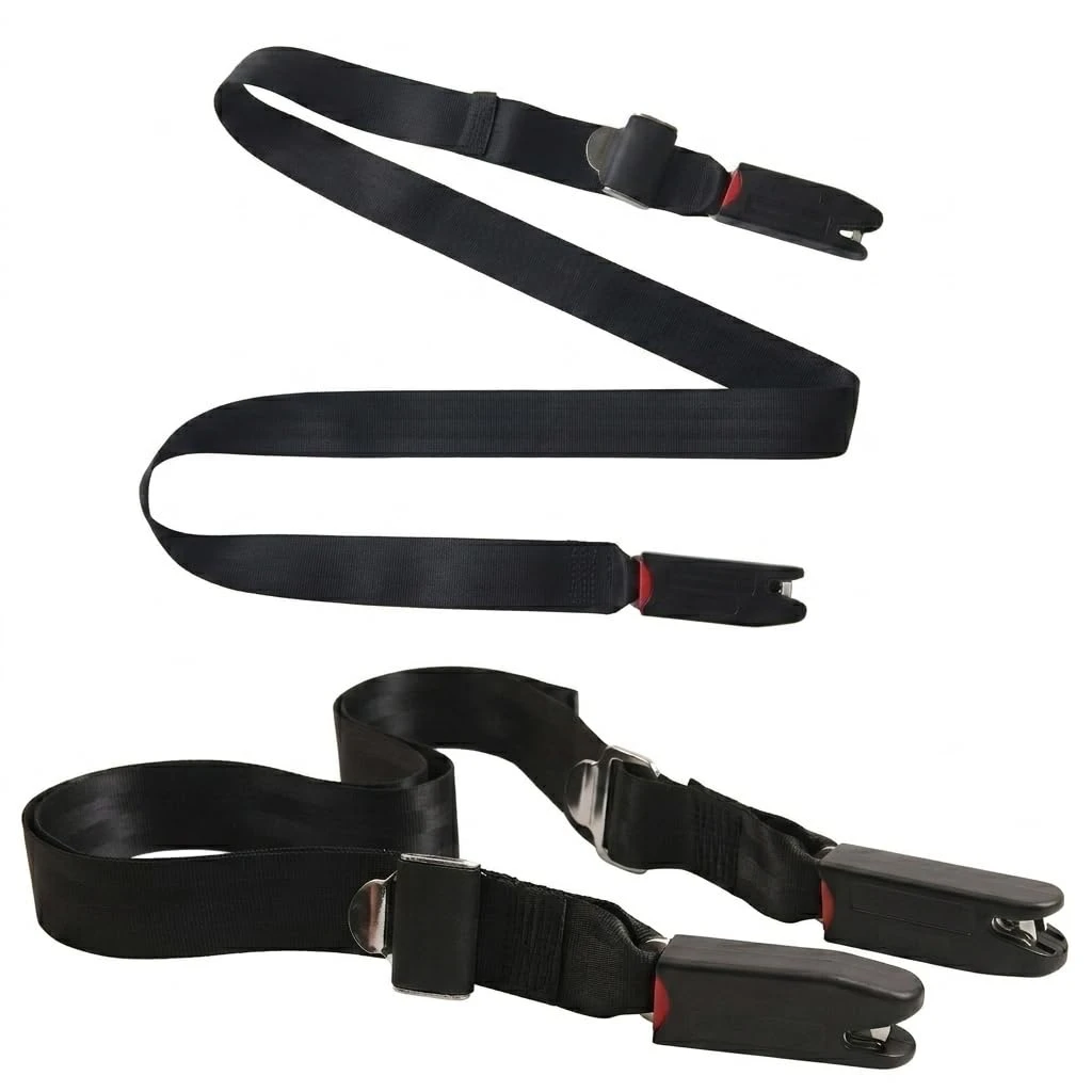 Strap Pads Compatible with 1 Pcs Universal ISOFIX Kids Seat Car Fixing Straps Covers with Latch Interface Accessory Cover Set