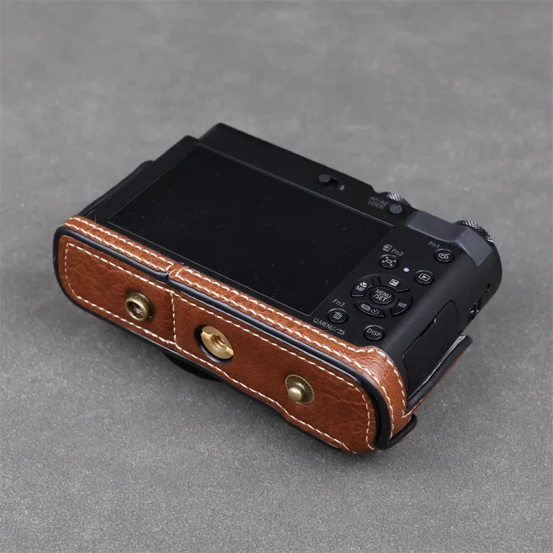 For Panasonic ZS300 tz300 Camera Protective Case Shell PU Leather case  tx3 base opening Bag +1 PCS Free Cleaning Pen