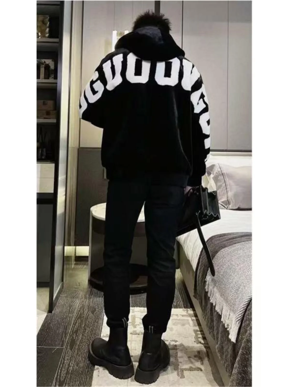 

Мужская осенне-зимняя куртка с капюшоном на подкладке Fce, приталенная повседневная универсальная модная верхняя одежда, ветрозащитная длинная молния C...