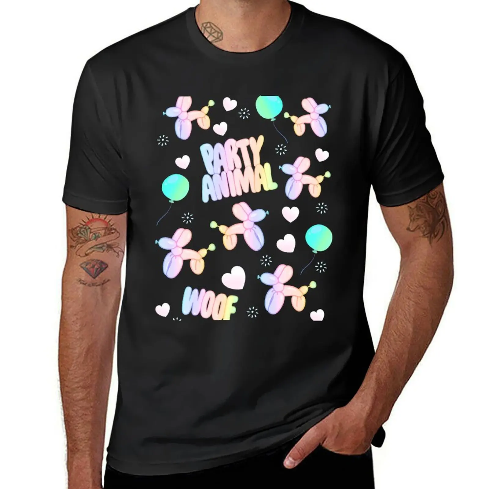 Party Animal T-shirt customs design your own blacks Men's t-shirts