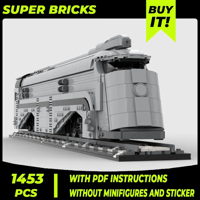 Train Series Model Moc Building Bricks The Eternal Engine Technology Modular Blocks Gifts Christmas Toys DIY Sets Assembly