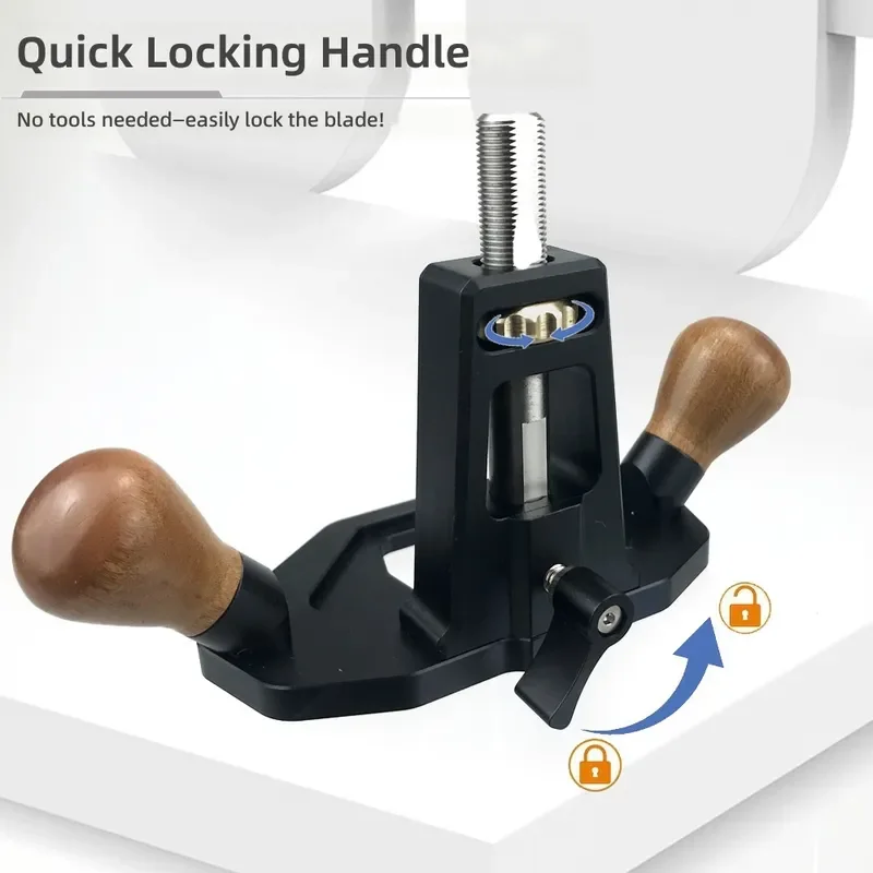Woodworking Bottom Planer Wire Single Line Tenon Shoulder Right Angle European Style Ebony Grooved Hand Tool for Carpentry