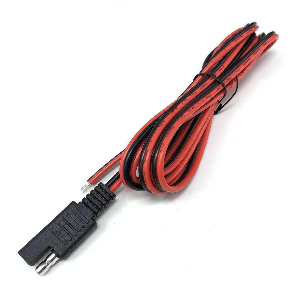 Cable de extensión automotriz SAE Power, enchufe de desconexión rápida de 18awg para cargadores de batería de Panel Solar de motocicleta y coche,