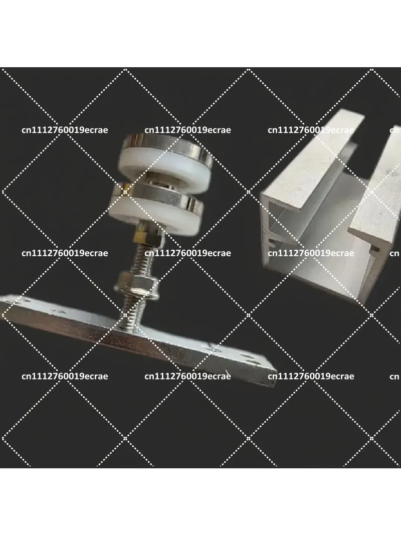 Hanging Wheel Folding Door Sliding Track Pulley Partition Guide Rail Hardware