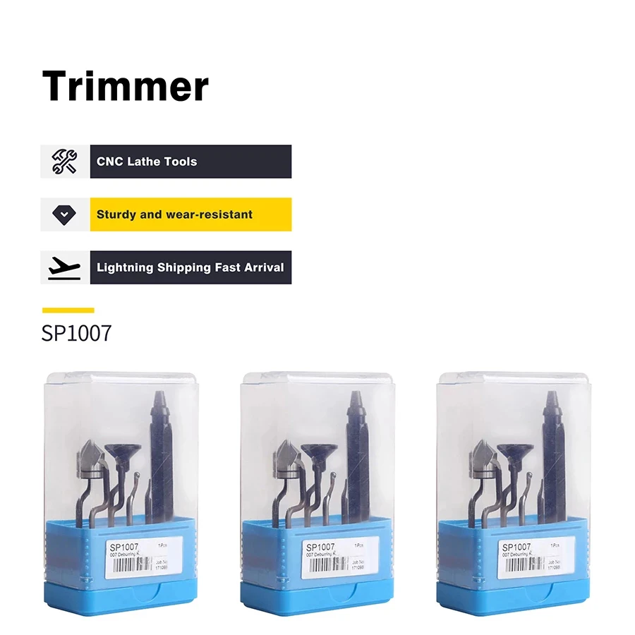 Trimmer Chamfer Counterbore Outer Circle O-ring Internal Thread Repair Suit SP1007 Scraper High Quality Trimming Burr Knife Tool