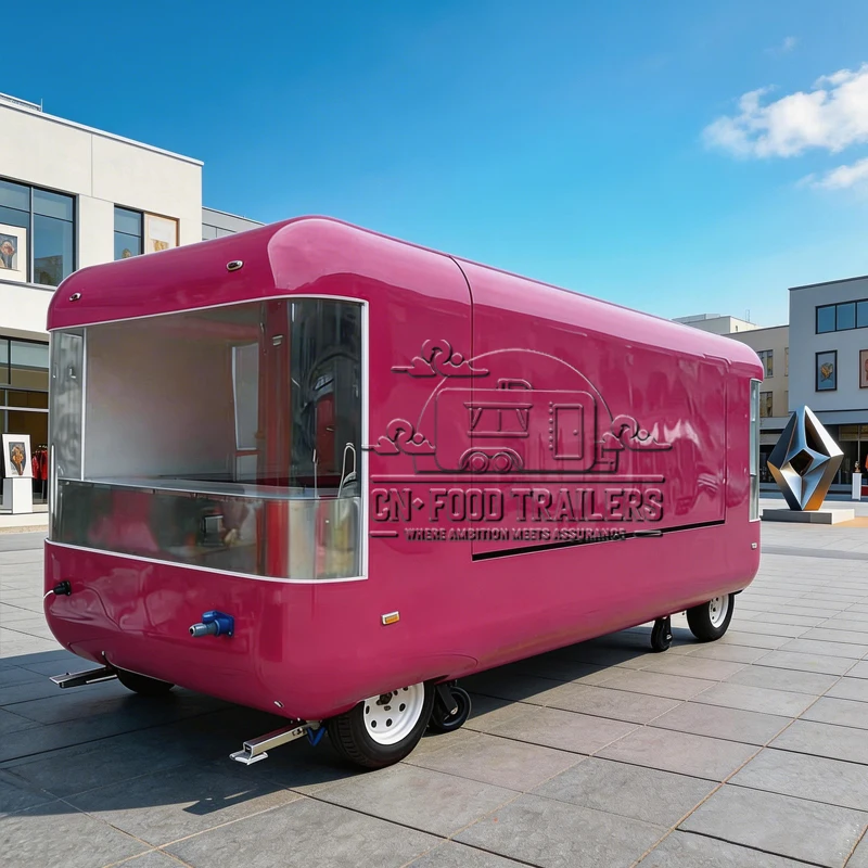 

Прицеп-фудтрак CN: Мобильная кухня напрямую от производителя, полностью оборудованная для пиццы, барбекю, крылышек, мороженого, кофе и барных напитков