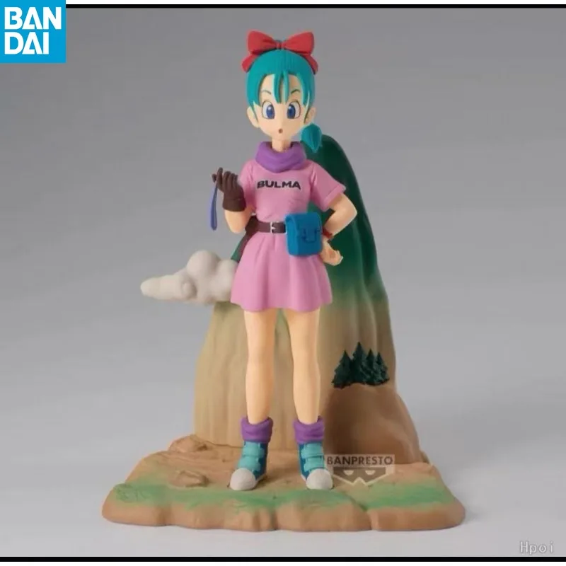

Original BANDAI BANPRESTO Dragon Ball History Box Bulma PVC Action Figure - Anime Collectible Model Gift Toy