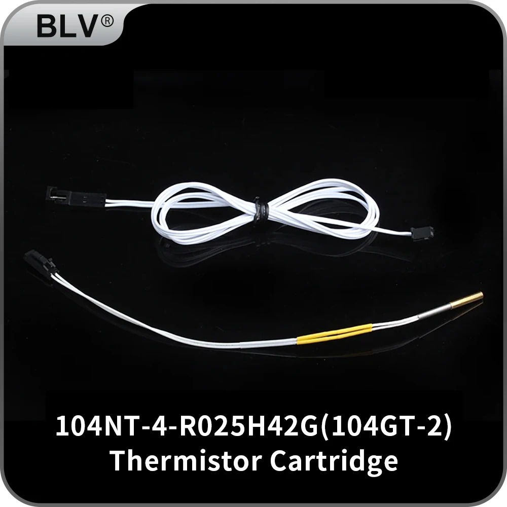 

BLV® 1M & 2M 104GT-2 104NT-4-R025H42G Thermistor Cartridge 280℃ for V6 volcano dragonfly HOTEND dragon HOTEND blv DDE