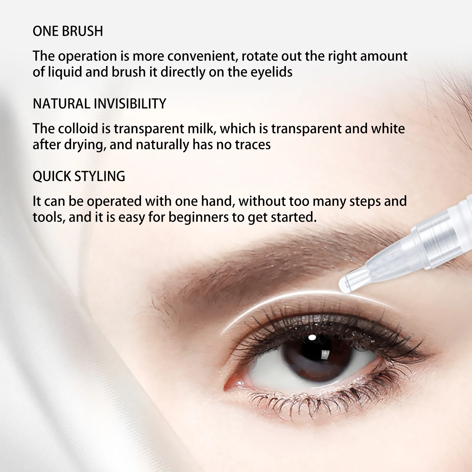 Double Eyelid Defining Cream – Augenlid-Lifting-Creme, Wasserfest, Unsichtbar Nach Dem Trocknen, Für Hängende Augenlider & Kleine Augen, 5 Ml