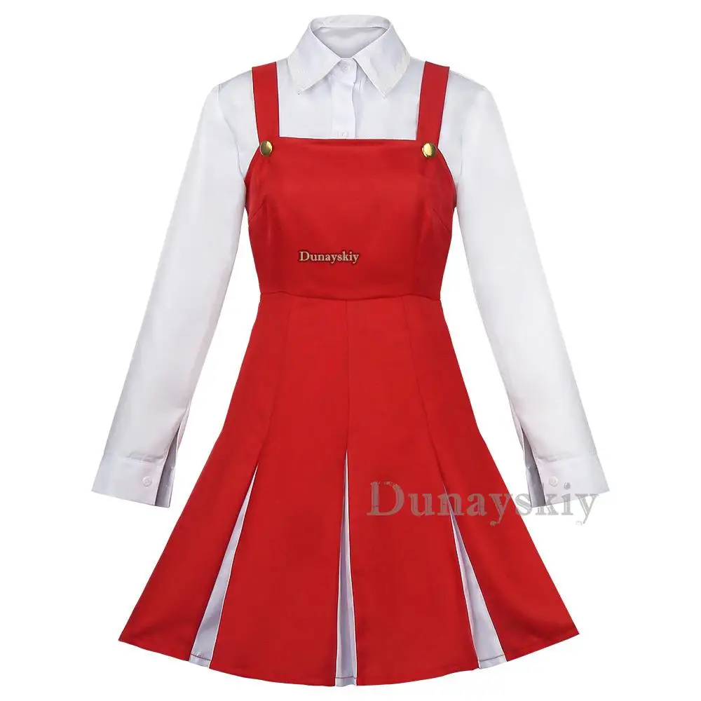 Eri Cosplay Kostuum Anime Boku No Season4 Cosplay Schooluniform Jurk Outfit Halloween Kostuum Pruik Hoorn Sokken Campus Festival