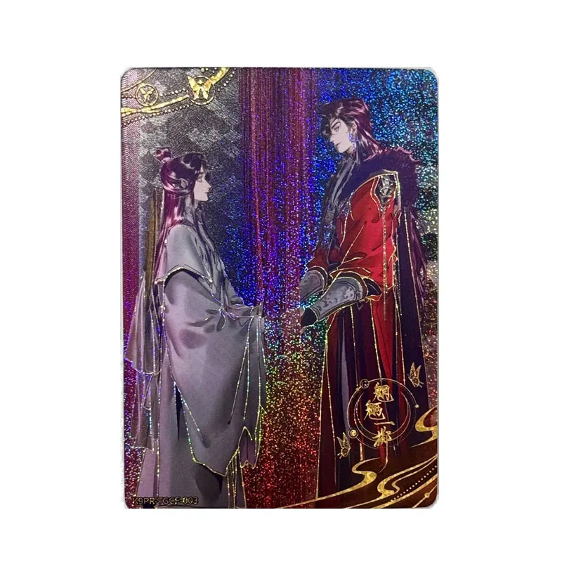 بطاقة جمع أصلية من KAYOU Heaven Official's Blessing Tian Guan Ci Fu K9 Museum PR Xie Lian Corolla لإله القتال Hua Cheng