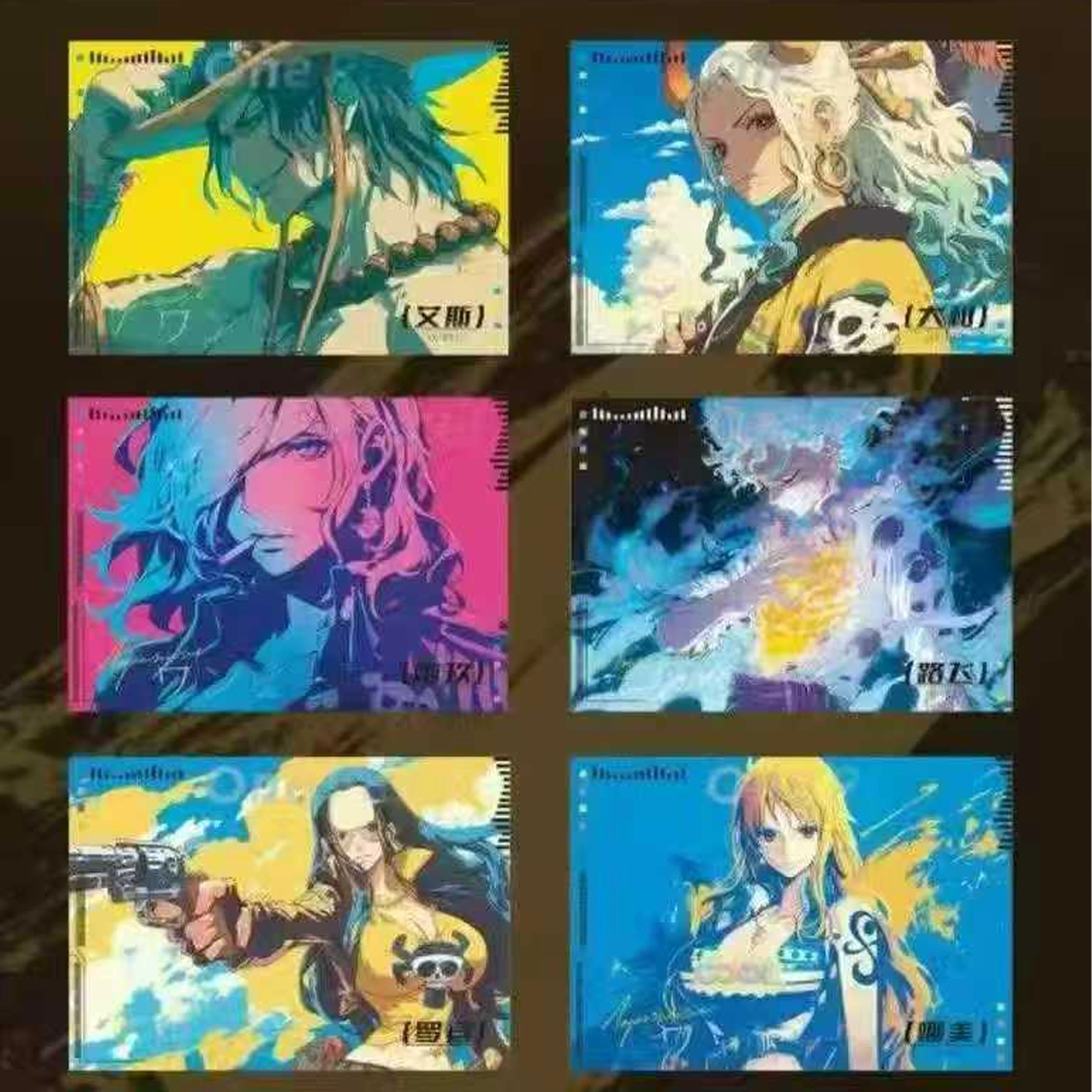 Groothandel nieuwste godin verhaal [One Piece] A5 spel kleur papier collectie kaart karakter anime hobby cadeau speelgoed sexy supplement b