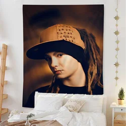 Bill Kaulitz Tom Tokio Hotel DIY Wall Tapestry for Living Room Home Dorm Decor Wall Art Decor