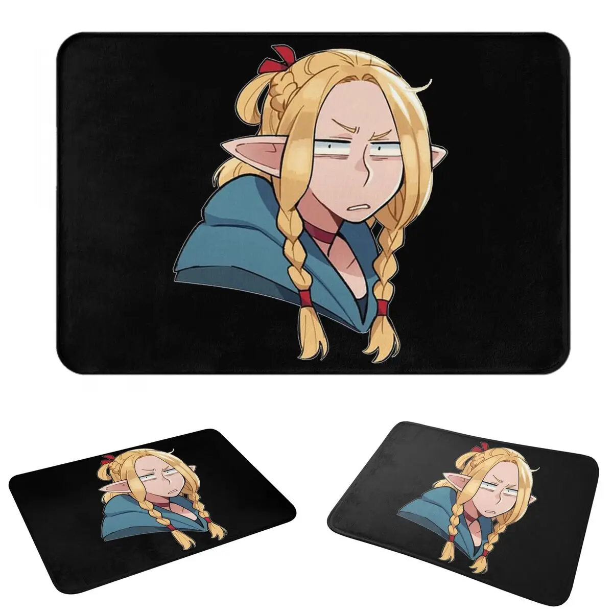 Dungeon Meshi Senshi Delicious In Dungeon Doormat Cushion Carpet Rug Kitchen Entrance Home Floor Mat for Balcony Footpad Mats