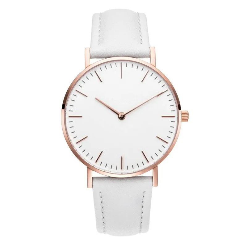 Ladies Simple Bracelet Wrist Watch Luxury Fashion Watch Women Leather Quartz Wristwatch Clock Zegarek Damski Relojes Para Mujer