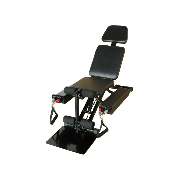 

Многофункциональное оборудование для фитнеса, складная регулируемая сидячая скамья для тренажерного зала со стойкой для штанги