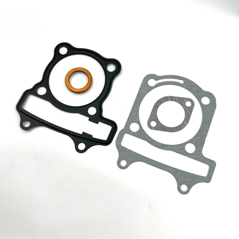 Junta da cabeça do cilindro do motor, 2 peças, 62,5 mm, 4 tempos, adequada para gy6 170cc 180cc 200cc atv quad go kart