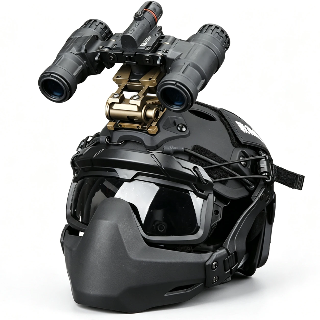 Tactical Helmet Set Half Face Mask with NVG Model Goggles Airsoft Wargame Protection Gear for Paintball Outdoor Hunting