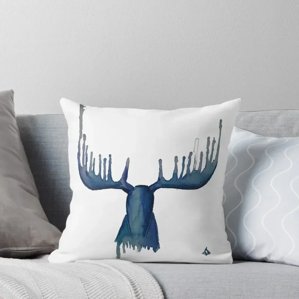 

Moose Silhouette Throw Pillow Cushions For Sofa Sitting Cushion Christmas Pillow Covers pillow