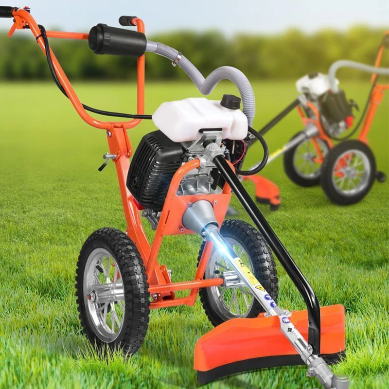 Portable Agricultural Lawn Mower Gas Orchard Lawnmower Gaso Diesel 4/2 Stroke Garden Wasteland Ditching Machine