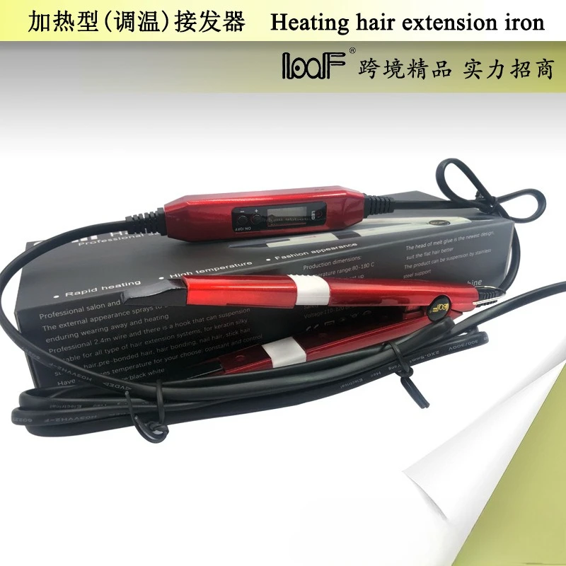 Pemanjang Rambut Mini Kontrol Suhu LCD Layar LCD Pemanjang Rambut Wig Asli Pemanjang Rambut 6D