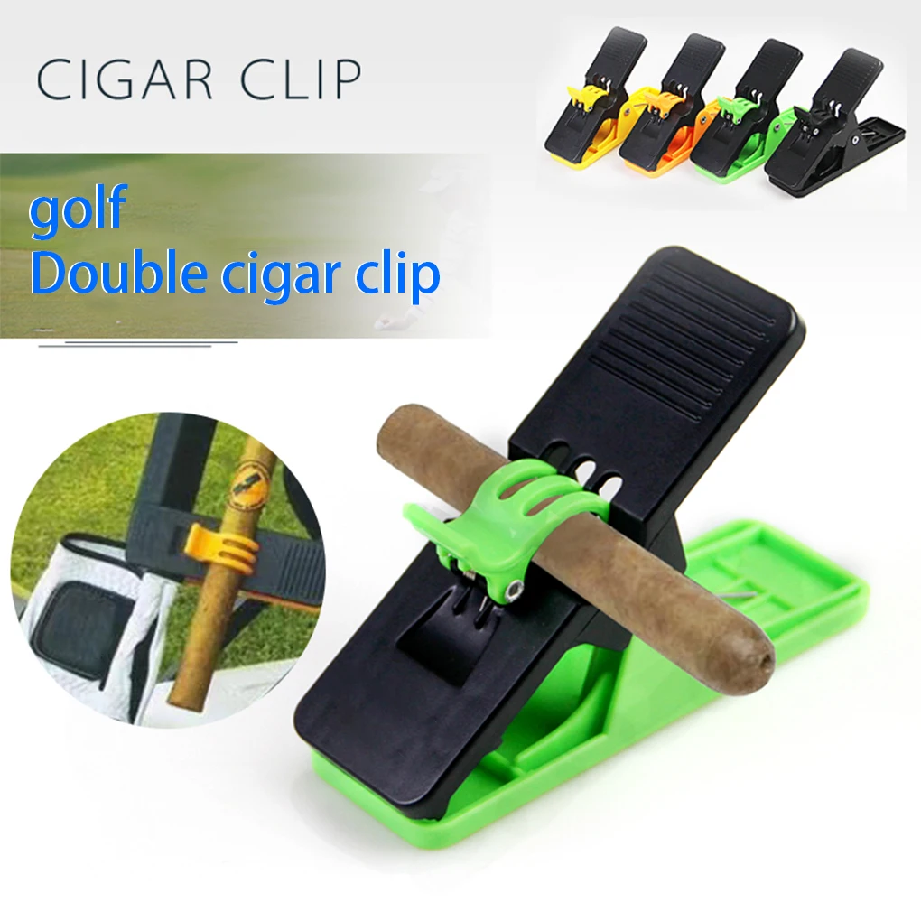 Zigarre Halter Golf Clips Clamp Golf Warenkorb Clip Golfer Golf Trainer Halter Abnehmbare Golfen Clip Ausbildung Hände-free Clamp