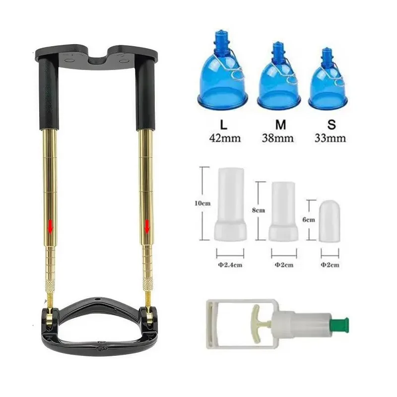 Penis Bending Correct Extender Enlargement with Vacuum Cup Stretcher Traction Exerciser Sex Toys Men Dick Enhancer Bigger Growth