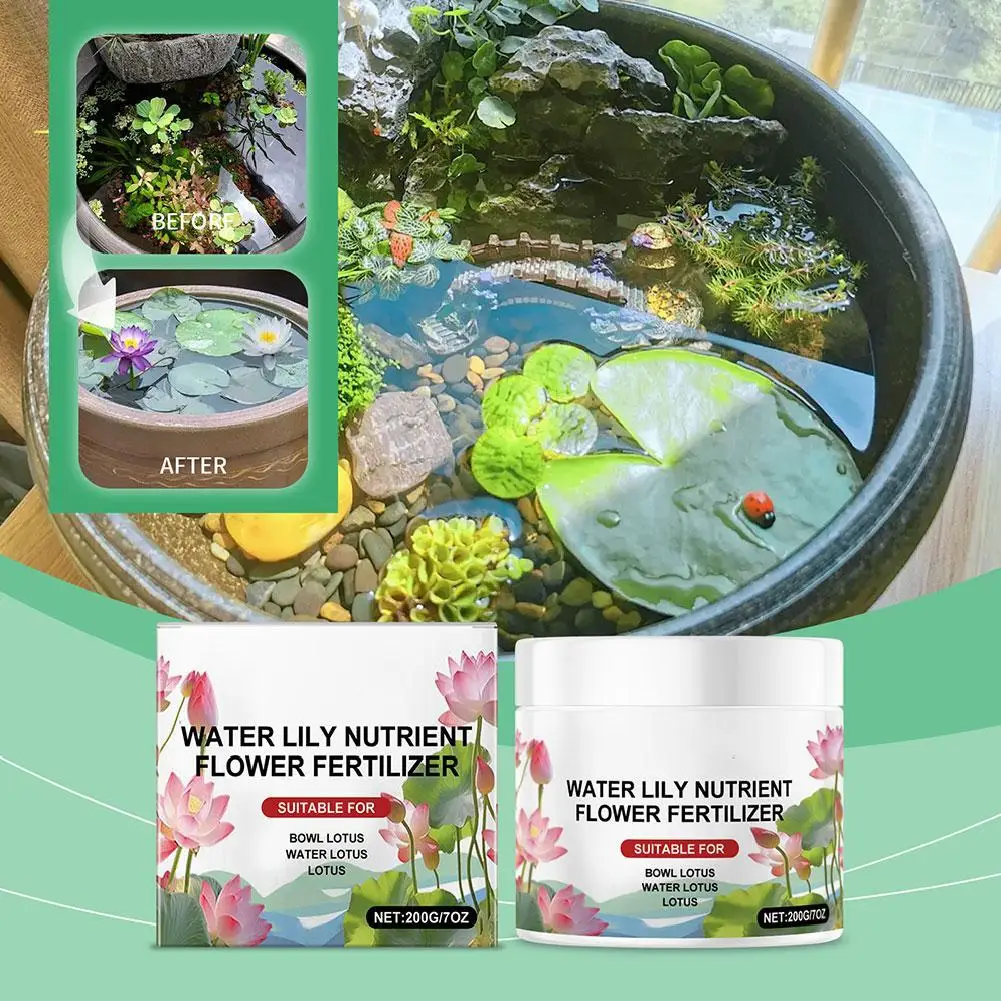 

200g Bowl Lotus Explosions Water Special Nutrient Solution Promotes Flowering Fertilizer Hydroponic Fertilizer For Water Li P1E6