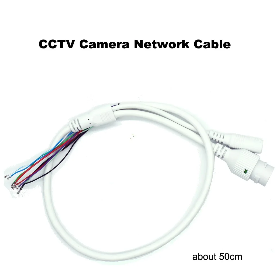 สายเคเบิลกล้อง IP สำหรับเปลี่ยนเครือข่ายสาย RJ45 DC12V การใช้งาน CCTV IP