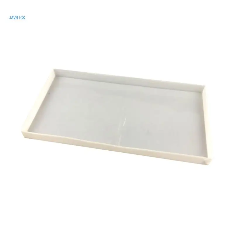 Resin Tray Mold Rectangle Table Top Silicone Mold Ocean Coasters Tray Silicone Mold for Resin Casting Home Decorations