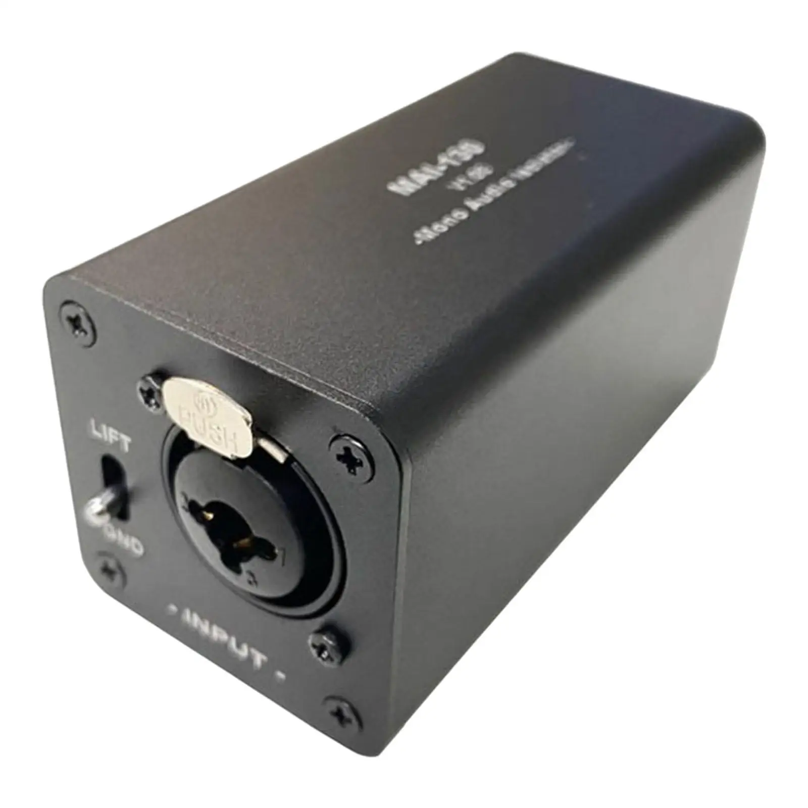 Ground Loop Isolator with 3 Pin Input Output Anti Interference Audio Hum Hiss Buzz eliminating Noise Isolator for Car Audio