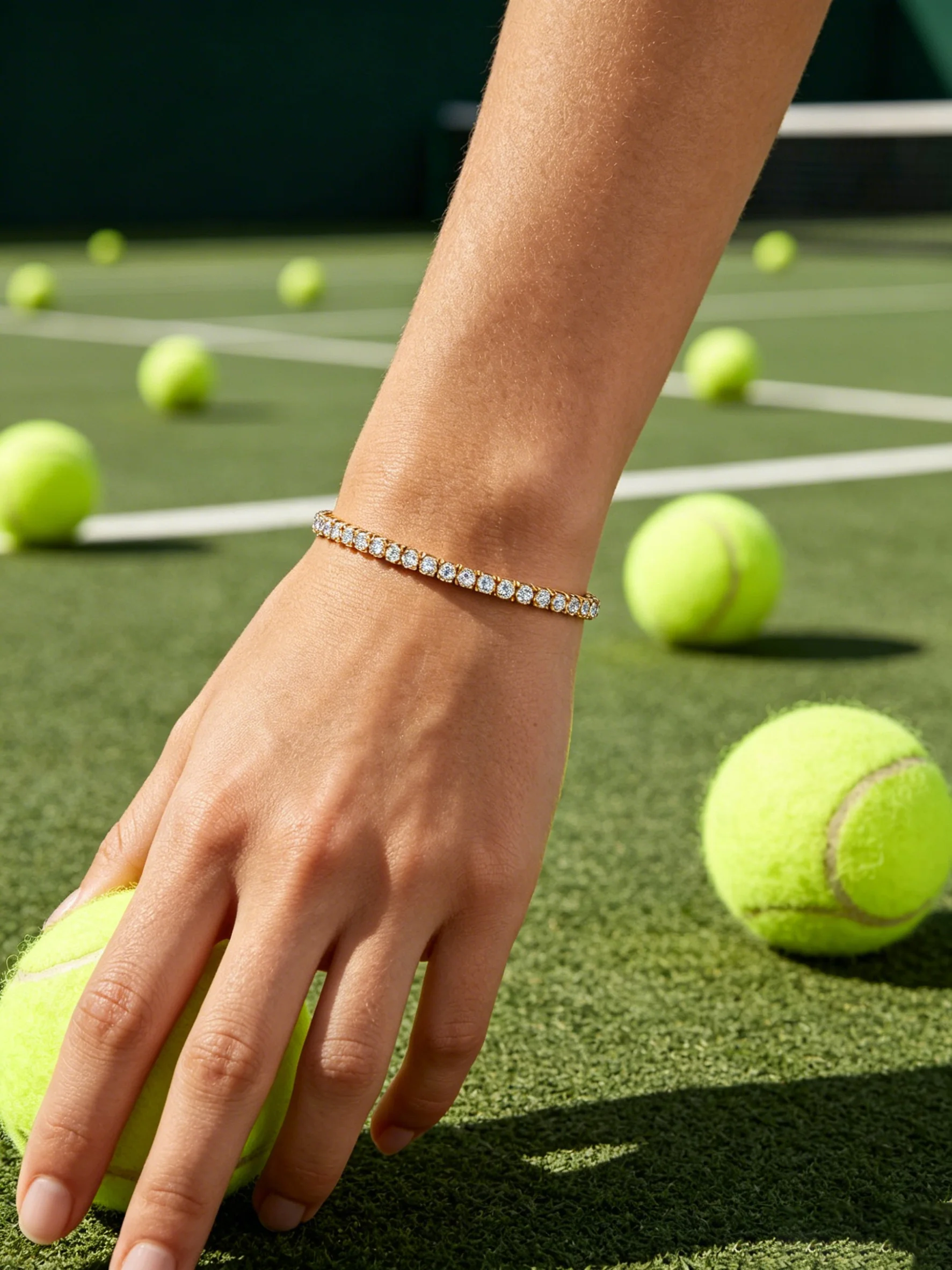  APIR 5A Cubic Zirconia Tennis Bracelet for Women Sparkling Diamond Bracelets Daily Wear Party Fashion Stackable Jewelry Gift