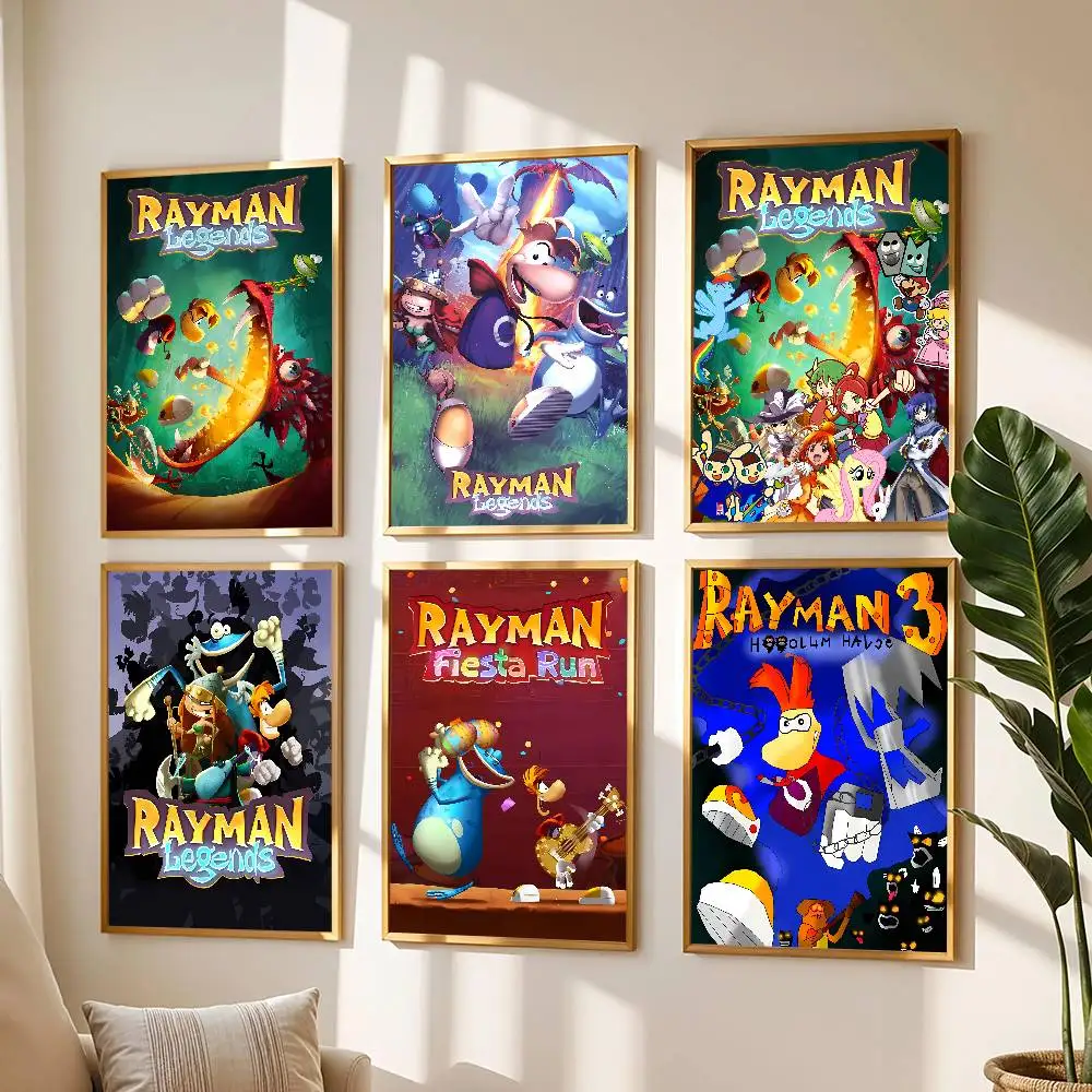 Rayman Legends أنيمي المشارك طباعة لغرفة النوم غرفة المعيشة ديكور المنزل اللوحة جدار الفن HD صورة جدارية