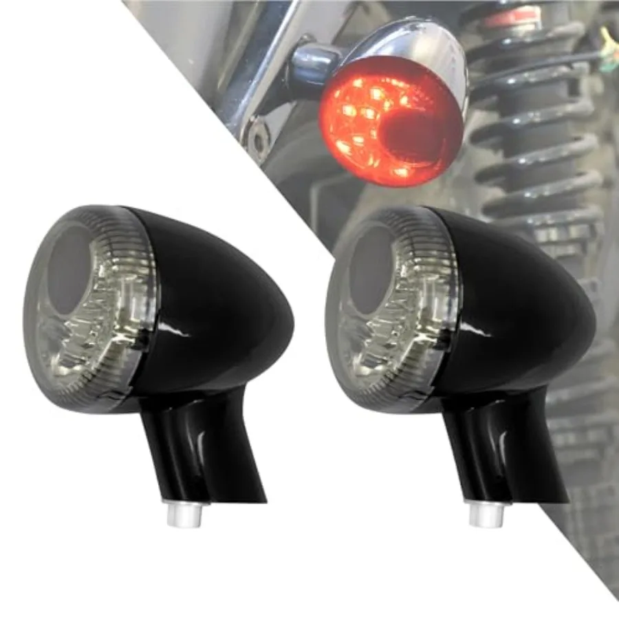 

В наличии: Задний светодиодный указатель поворота, стоп-сигнал, индикаторная лампа, подходит для Harley Sportster XL883 XL1200 1992-2022, серый цвет.