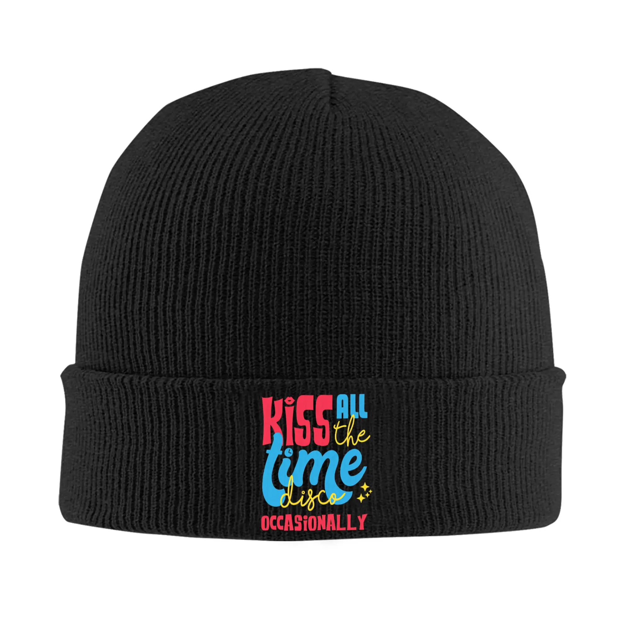 Kiss All the Time Beanie Hats Harrys Styles 2026 Knitted Hat Unisex Adult Casual Warm Soft Caps Autumn Outdoor Sport Bonnet Hats