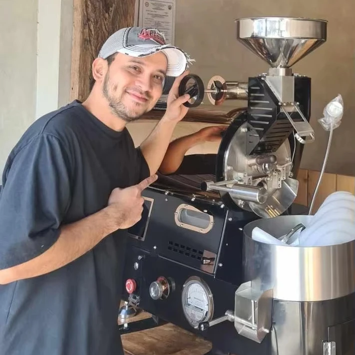 Gold Seller WINTOP Newest Touch Screen 1kg 2kg 3kg 5kg Small Coffee Roaster Machine  Commercial Coffee Roasting Tostadora De Caf