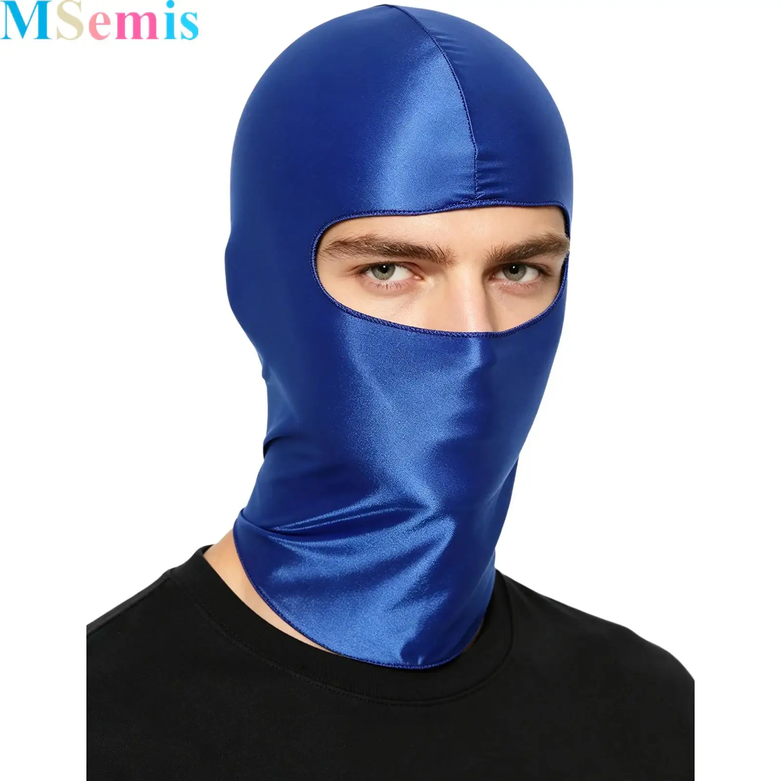

1Pcs Full-face Breathable Stretch Soft Headgear Halloween Cosplay Mask Party Open Eyes Hood Costume Mask