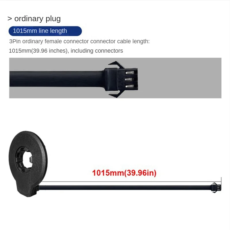 Capteur de puissance magnétique pour vélo électrique, capteur d'assistance à la pédale PAS F-12L 12 aimants pour les touristes Capteurs Hall Connecteur SM