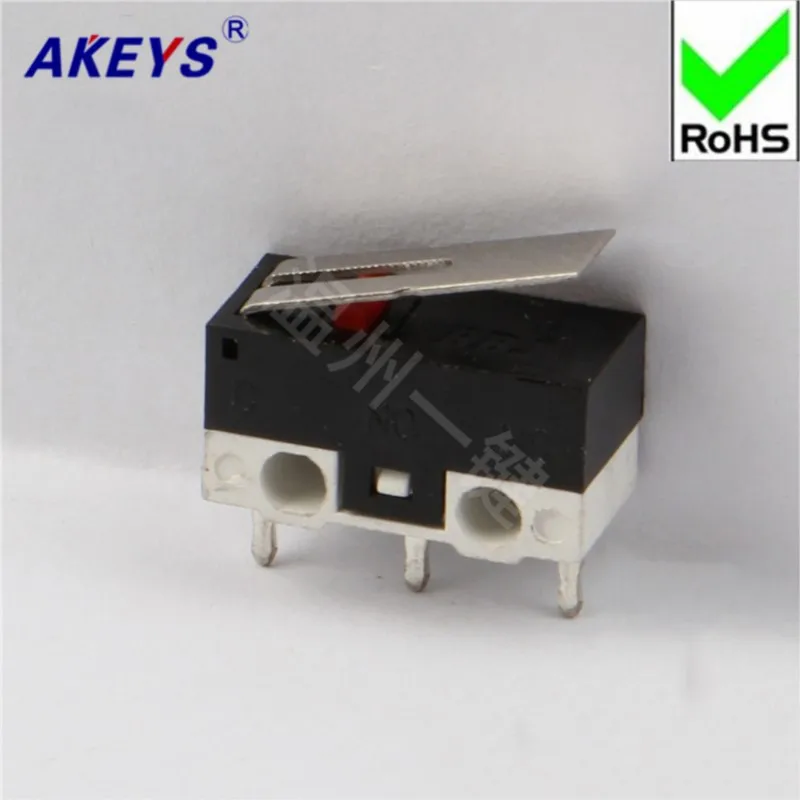 10 PCS MS-003 (12.5mm) 3-legged straight-footed miniature microswitch rectangular JL009-12-1