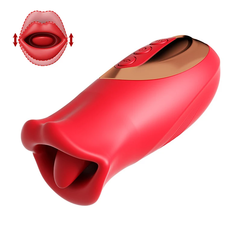 Tongue Rose Sex Toy Realistic Dildo Vibrators 3 in 1 Vibrator for Women Tongue Licking Nipple Clit Stimulator Adult Sex Toys