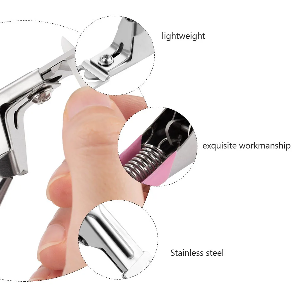 

3 шт. портативные U-образные кусачки для ногтей, легкие ножницы для сумки, рюкзака, сумки на плечо, машинка для стрижки ногтей, маникюрный инструмент