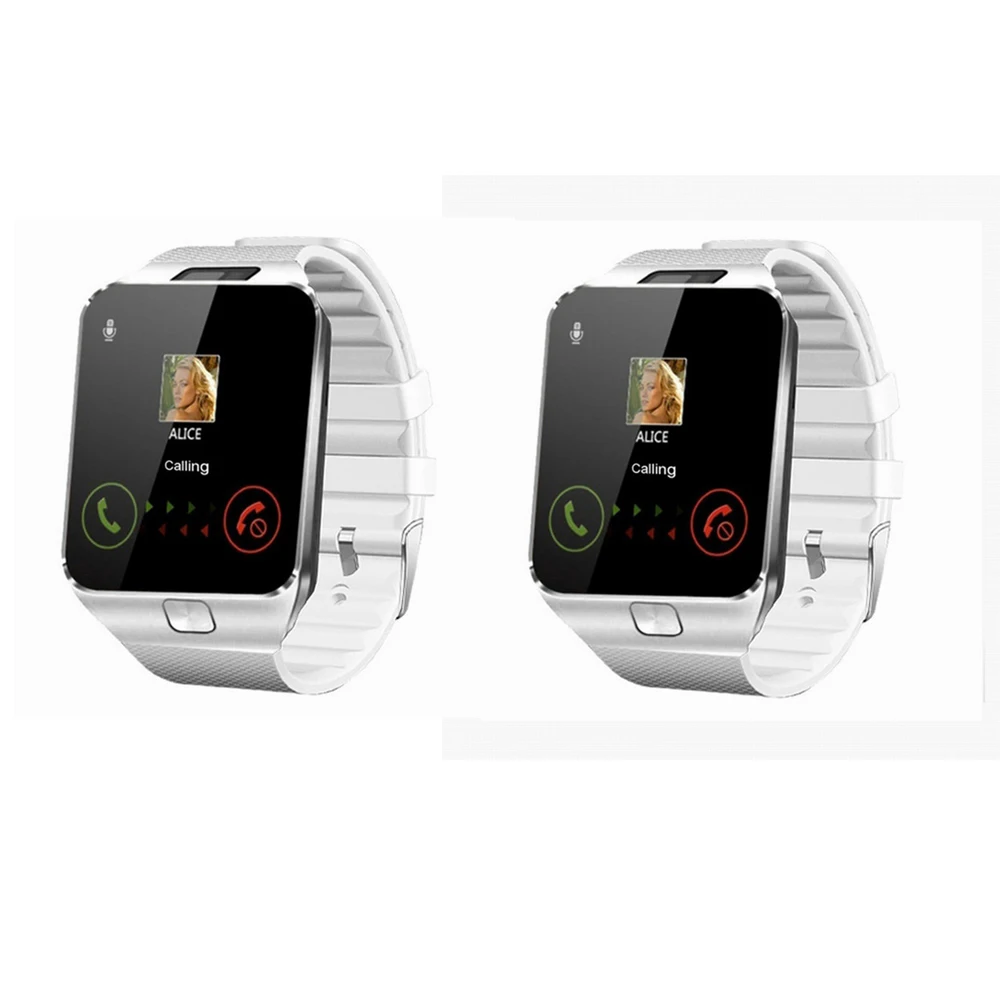 DZ09 연결 스마트 워치, SIM 카드, 전화 스마트 워치 2021, 페이스북 트위터, Whatsapp 동기화, 스포츠 방수 만보계 스마트